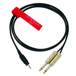 AU1715, Kabel audio Jack 3.5 / 2 x Jack 6.3 mono